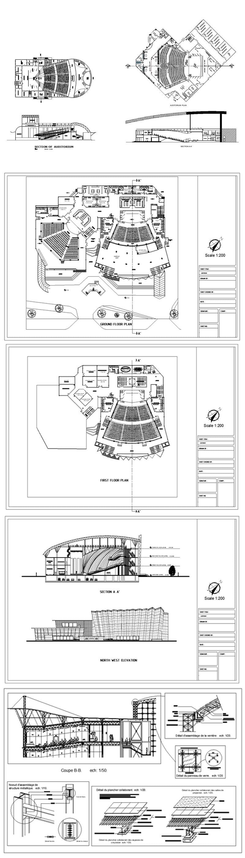 ★【Cinema, Theaters CAD Details Collection V.1】@Auditorium ,Cinema, Theaters Design,Autocad Blocks,Cinema, Theaters Details,Cinema, Theaters Section,elevation design drawings