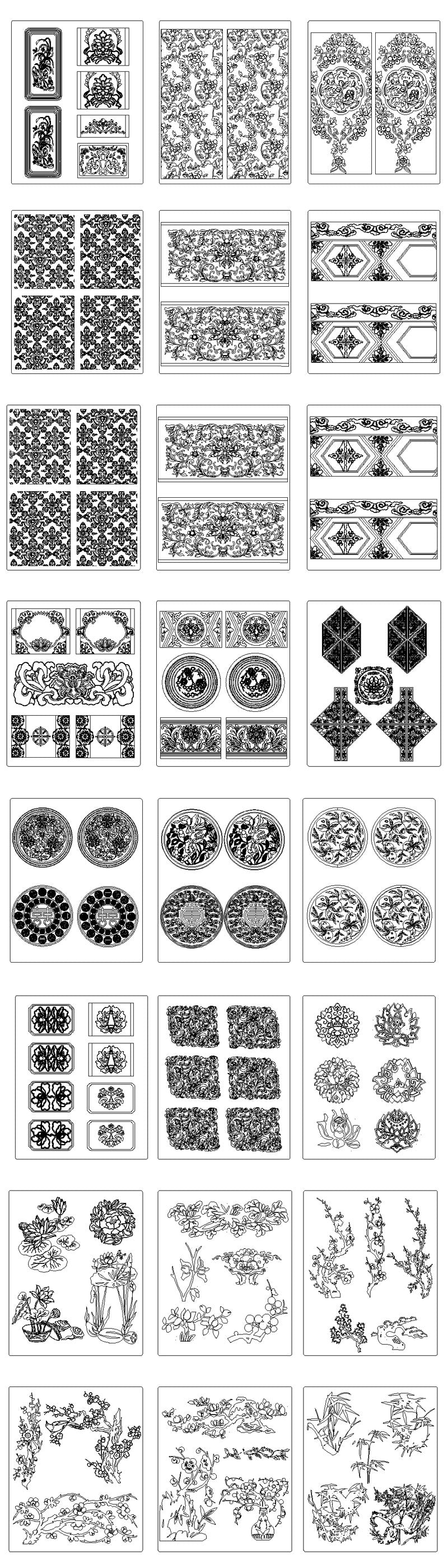 Islamic Style Pattern Autocad Blocks V.1】All kinds of Islamic Style ...