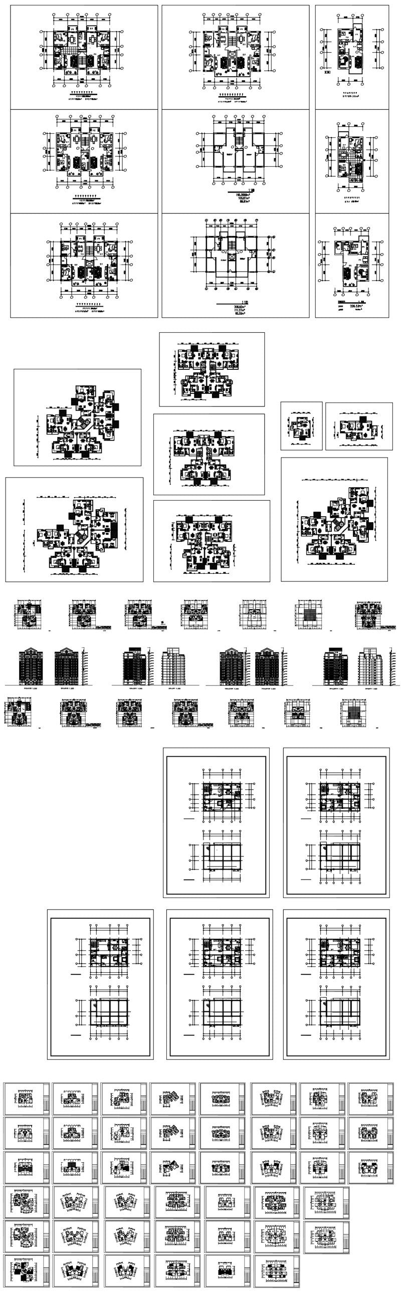 Download 1000 modern house AutoCAD plan collection. Include floor plan, architecture detail, elevations, section, lighting detail, construction detail, steel structure detail of house, and furniture plan and detail. This is completed set of architecture projects.