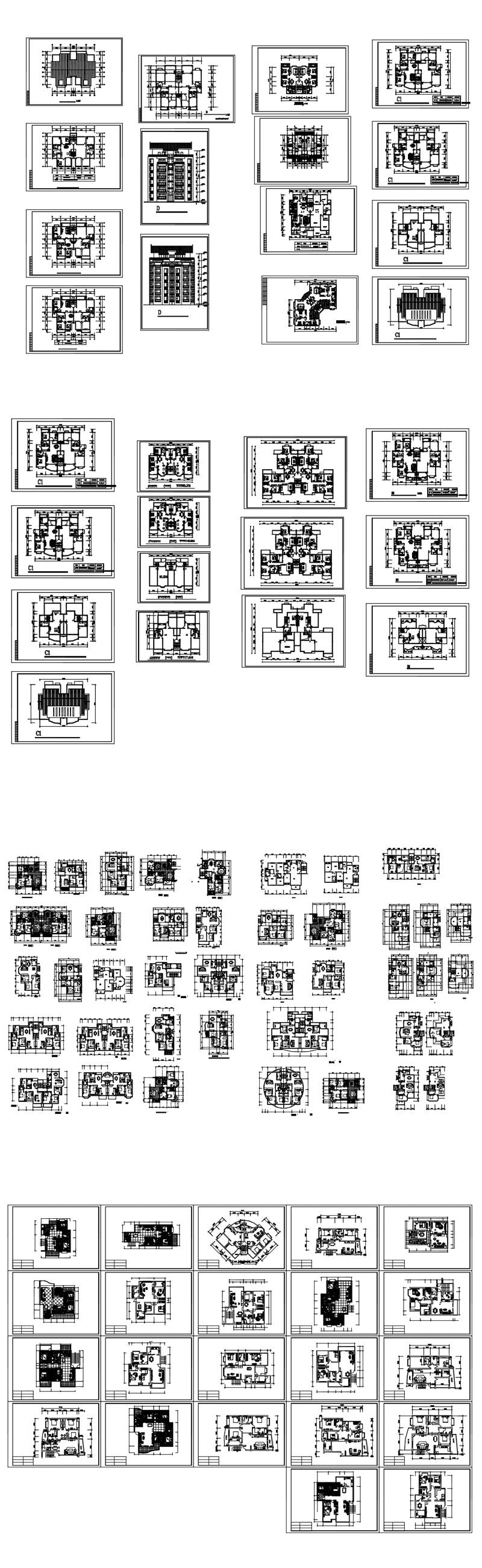 Download 1000 modern house AutoCAD plan collection. Include floor plan, architecture detail, elevations, section, lighting detail, construction detail, steel structure detail of house, and furniture plan and detail. This is completed set of architecture projects.