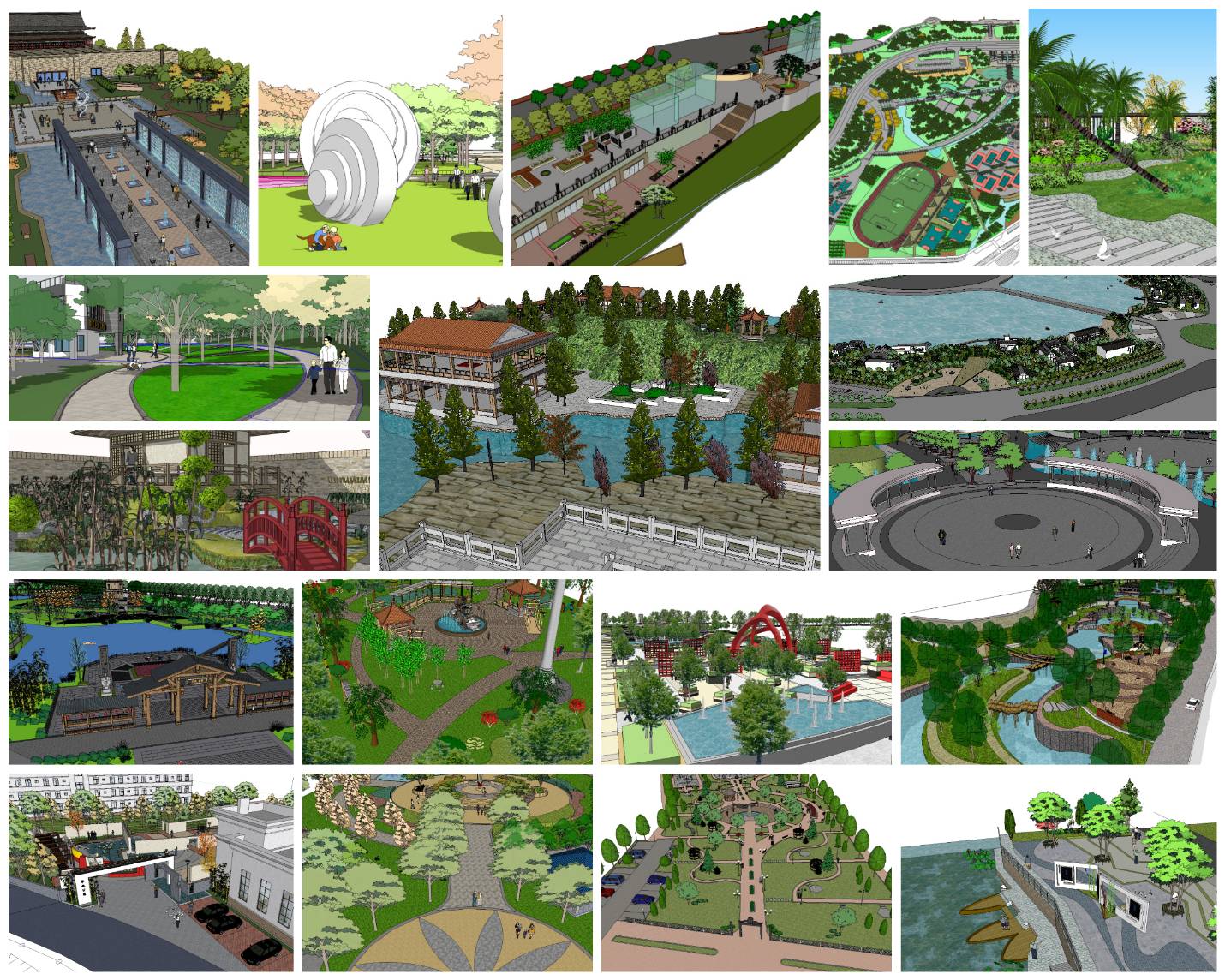 sketchup landscape design free download