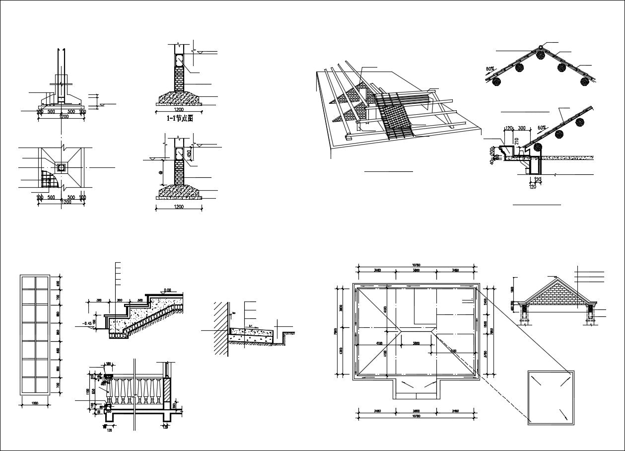 Villa Design CAD Drawings V1
