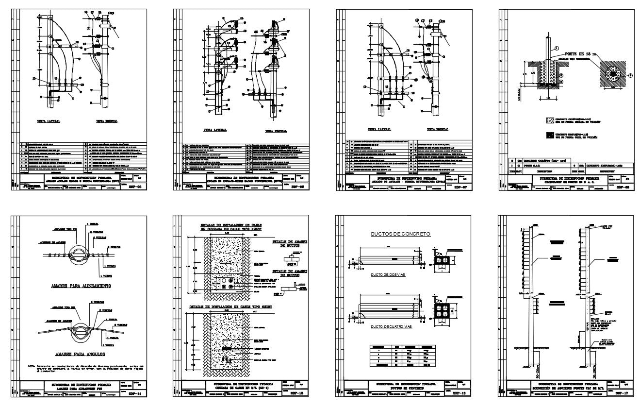 This Primary Distribution sub system detail in DWG file with structure design, & all beam & column detail & slab detail, steel detail etc.