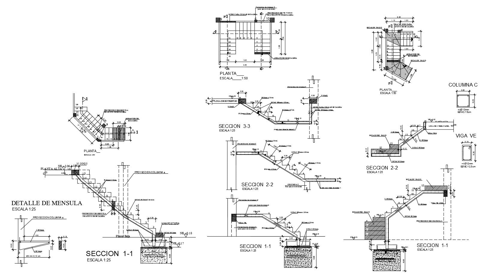 Staircase design and detail