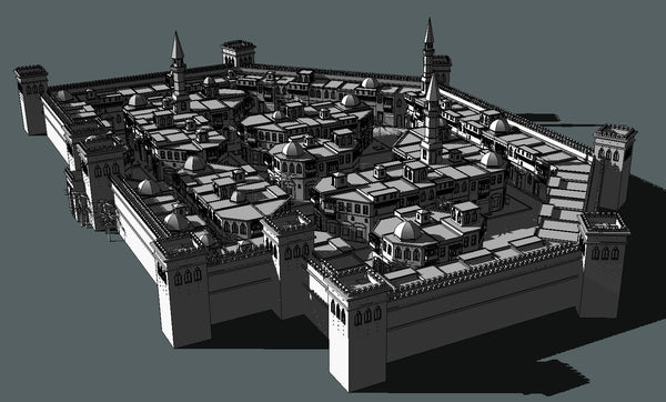 European Castle & Church 3D Models-Sketchup 3D Models – CAD Design ...