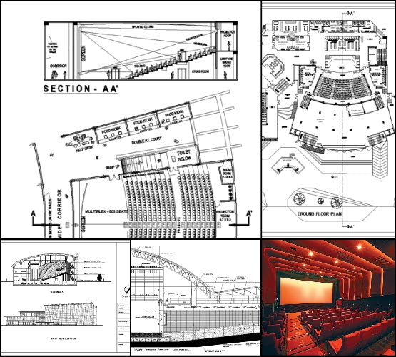 ★【Cinema, Theaters CAD Details Collection V.1】@Auditorium ,Cinema, Theaters Design,Autocad Blocks,Cinema, Theaters Details,Cinema, Theaters Section,elevation design drawings