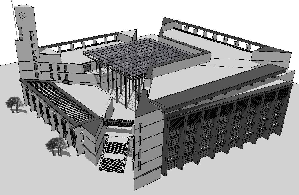 Download 15 Library Sketchup 3D Models(*.skp file format).