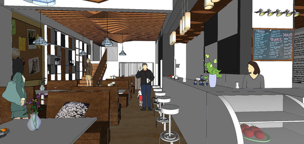 【Sketchup 3D Models】Coffee Shop Design Sketchup 3D Models – CAD Design