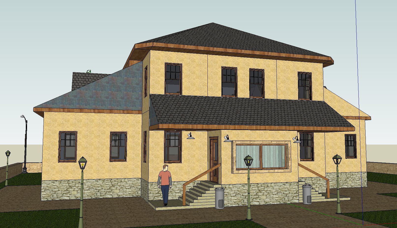 【Download 13 Kings of Villa Sketchup 3D Models】 (Recommanded!!)