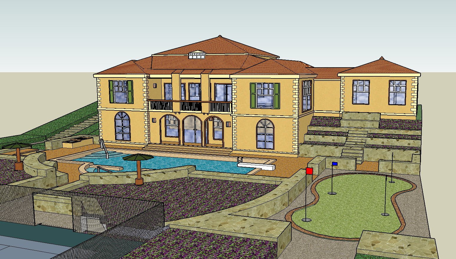 【Download 13 Kings of Villa Sketchup 3D Models】 (Recommanded!!)