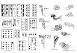 Chinese Architecture Design CAD elements V4】All kinds of Chinese ...