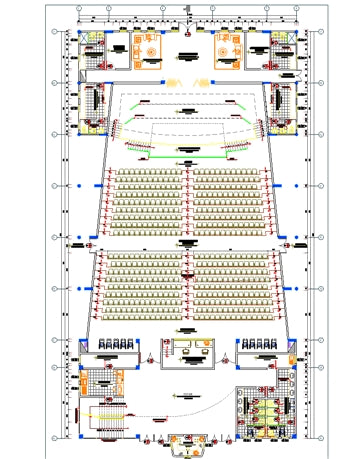 auditorium section details cad