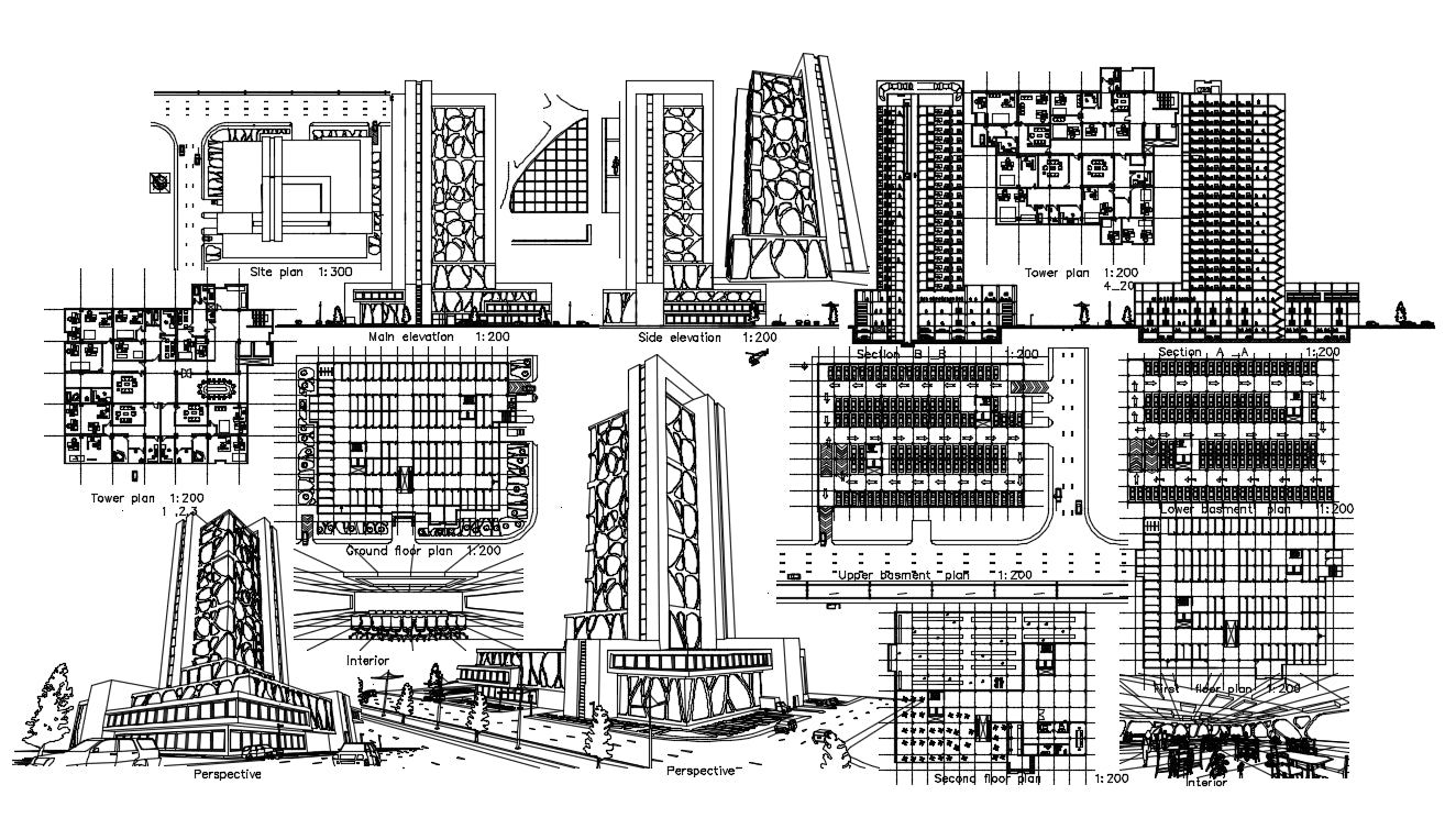 house autocad drawing