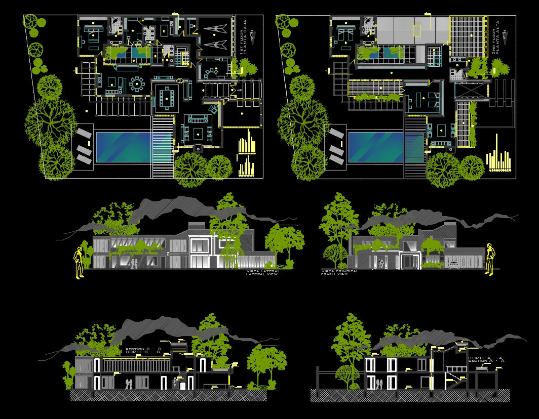 Проект детского сада autocad