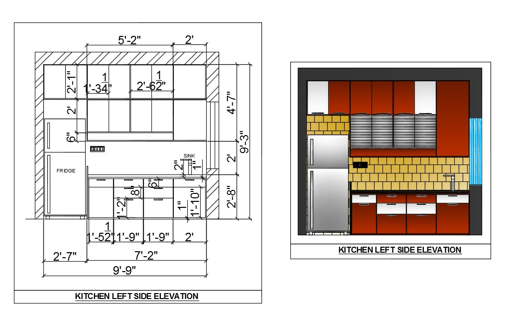 Kitchen Design And Detail – Cad Design | Free Cad Blocks,Drawings,Details