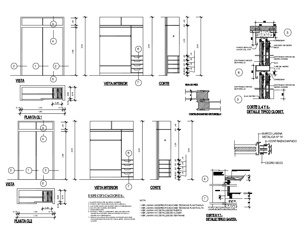 Wardrobe details drawings CAD Design Free CAD Blocks,Drawings,Details