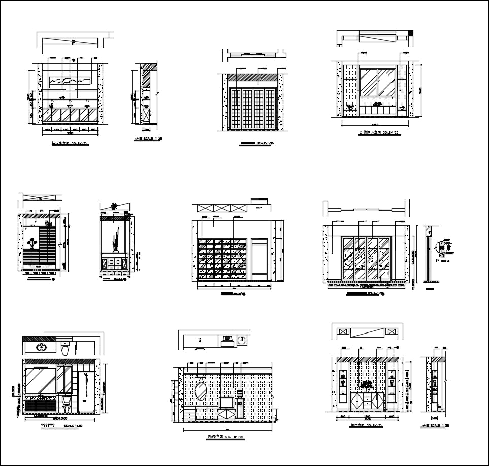 House interior design drawings