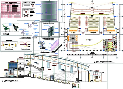 auditorium section dwg