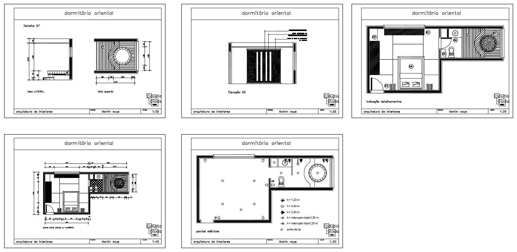 Master bedroom details