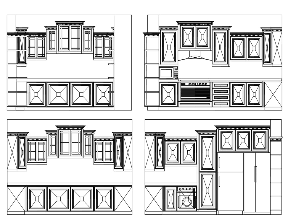 Kitchen Elevation Design CAD Design Free CAD Blocks,Drawings,Details