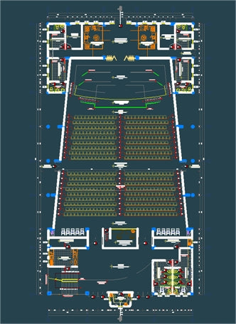 auditorium section details cad