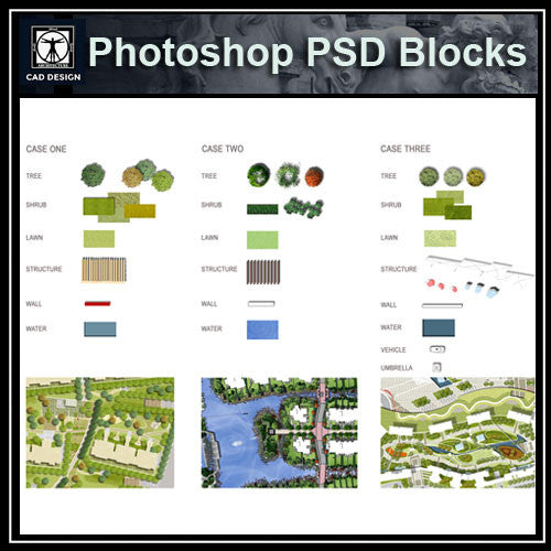 Photoshop PSD Landscape Blocks V3(Recommand!!)