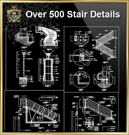 Over 500 Stair Details-Components of Stair,Architecture Stair Design