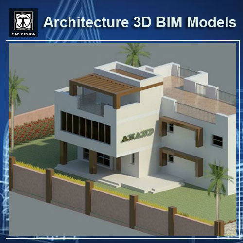 Villa Design-Architecture BIM 3D Models