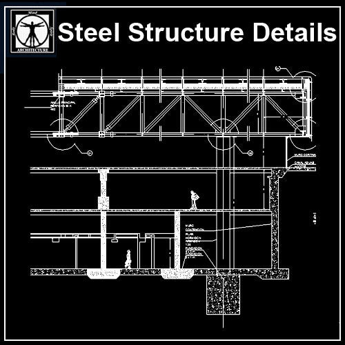 autocad drawing details of steel structure