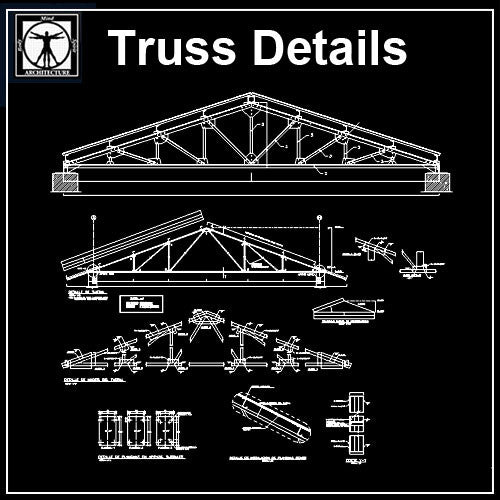 Truss Structure Details V7 – CAD Design | Free CAD Blocks,Drawings,Details