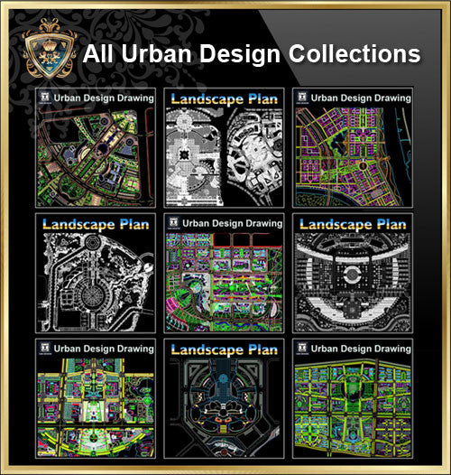 【All Urban Design CAD Drawings Collections】(Best Recommanded!!)