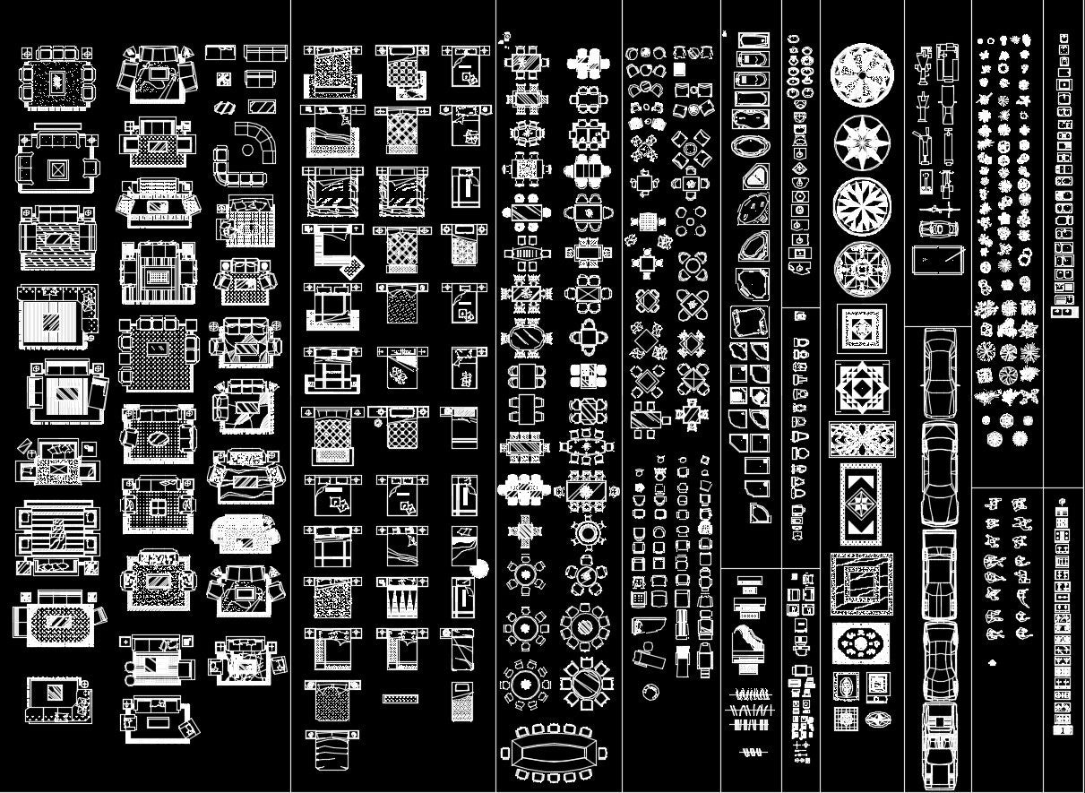 Сушуары блоки для AUTOCAD