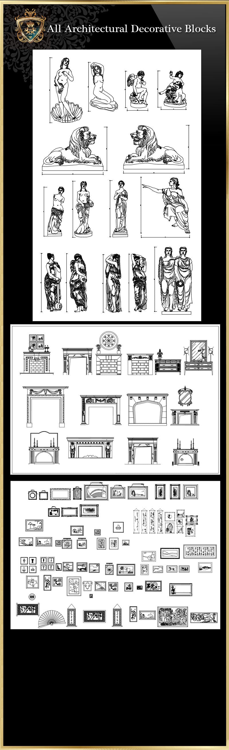 All Architectural decorative blocks  Architecture Decoration Drawing,Decorative Elements,Architecture DecorationDrawing,Architecture Decor,Interior Decorating