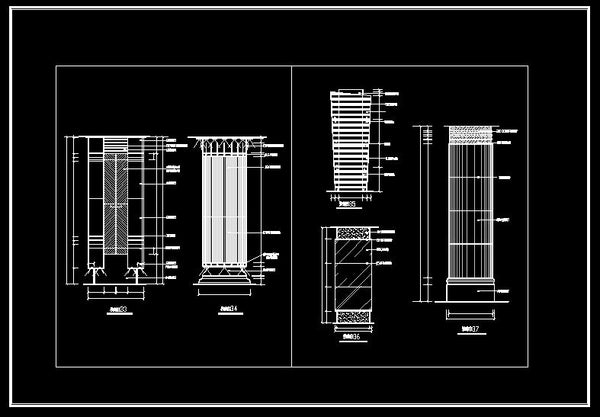 Column Design Drawing – CAD Design | Free CAD Blocks,Drawings,Details