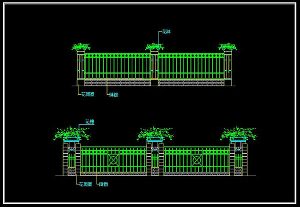 wrought iron cad