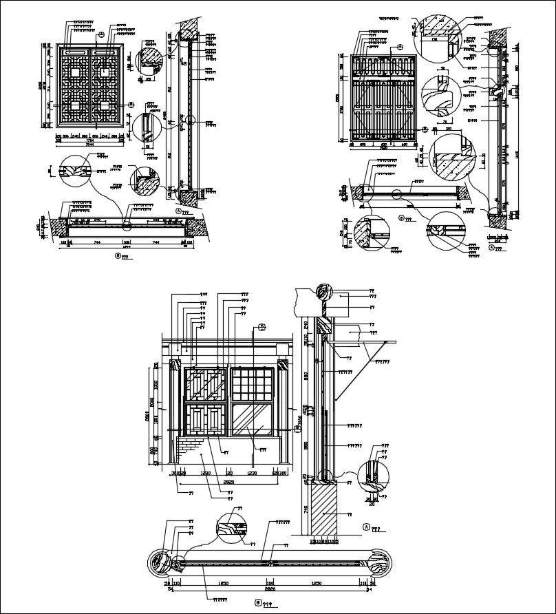 All Chinese Decoration Elements CAD blocks