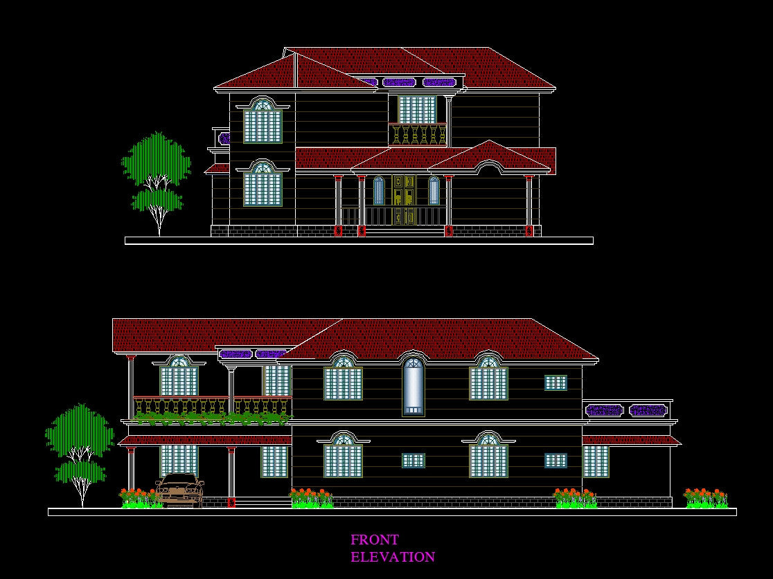 elevation drawing architecture