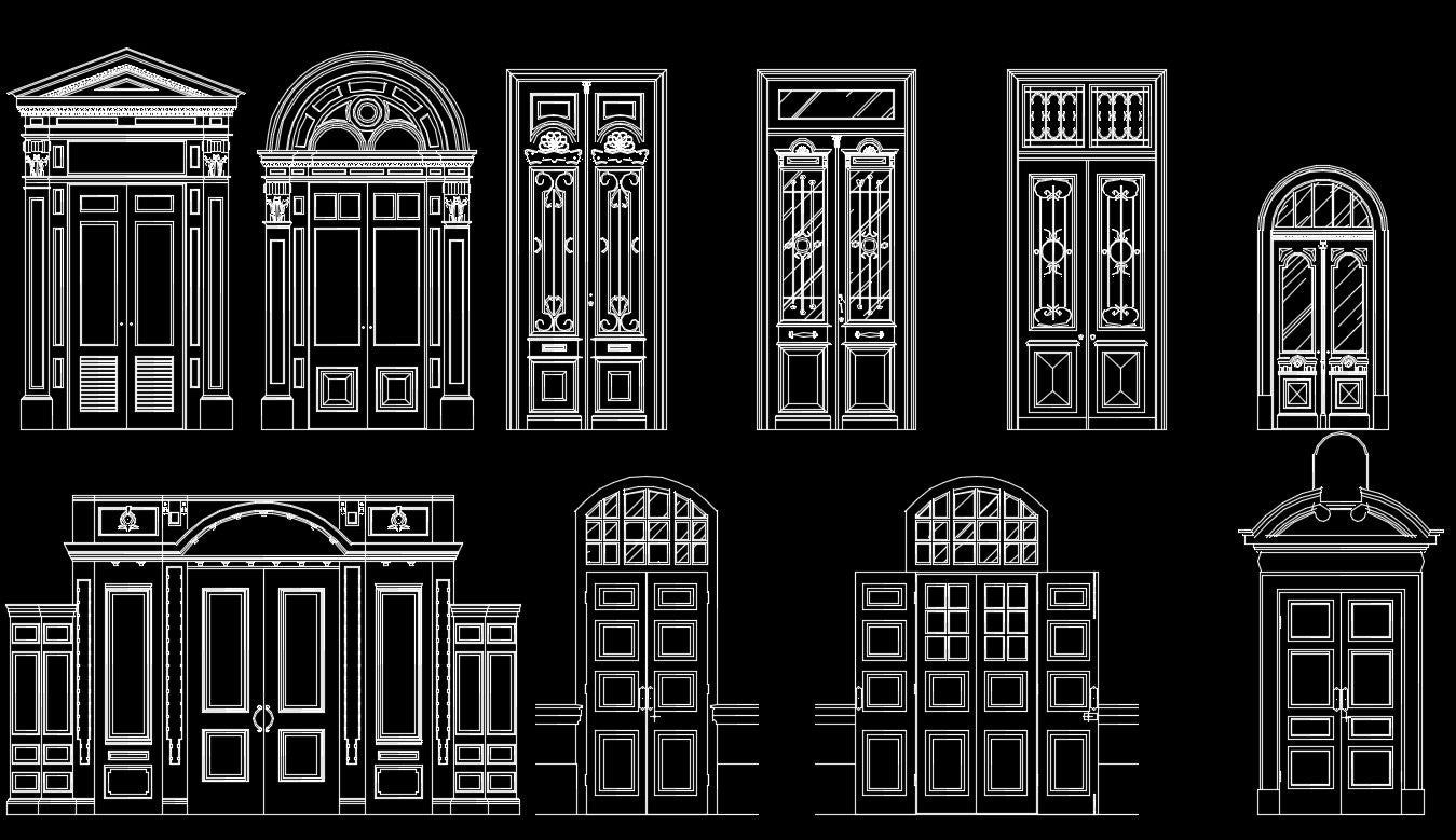 70 Types of Best door design ideas  CAD Design Free CAD 