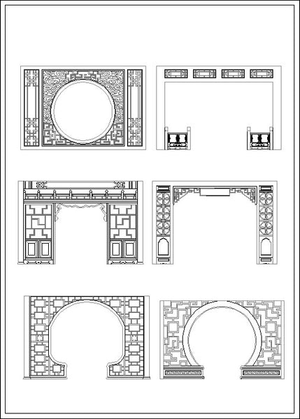 Indoor & Outdoor Decorative Screens – CAD Design | Free CAD Blocks ...