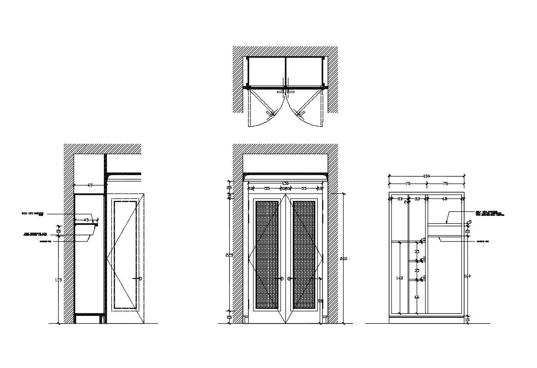 Door structure details