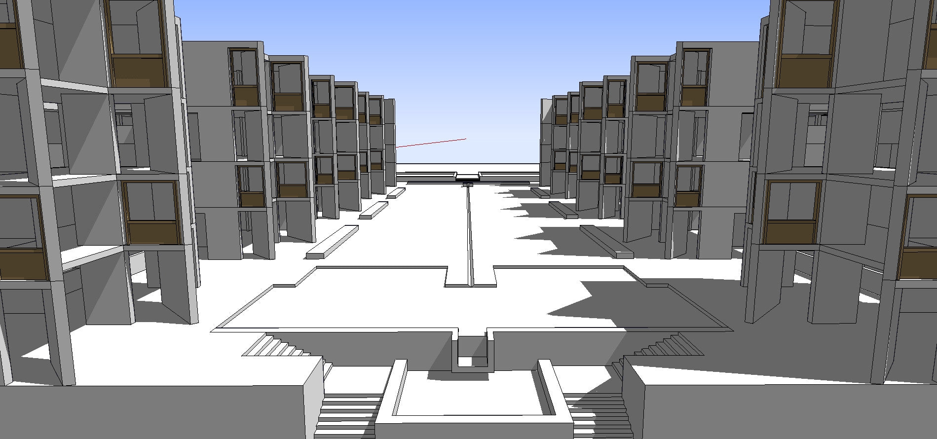 Day37 - Salk Institute / How to draw Architectures 