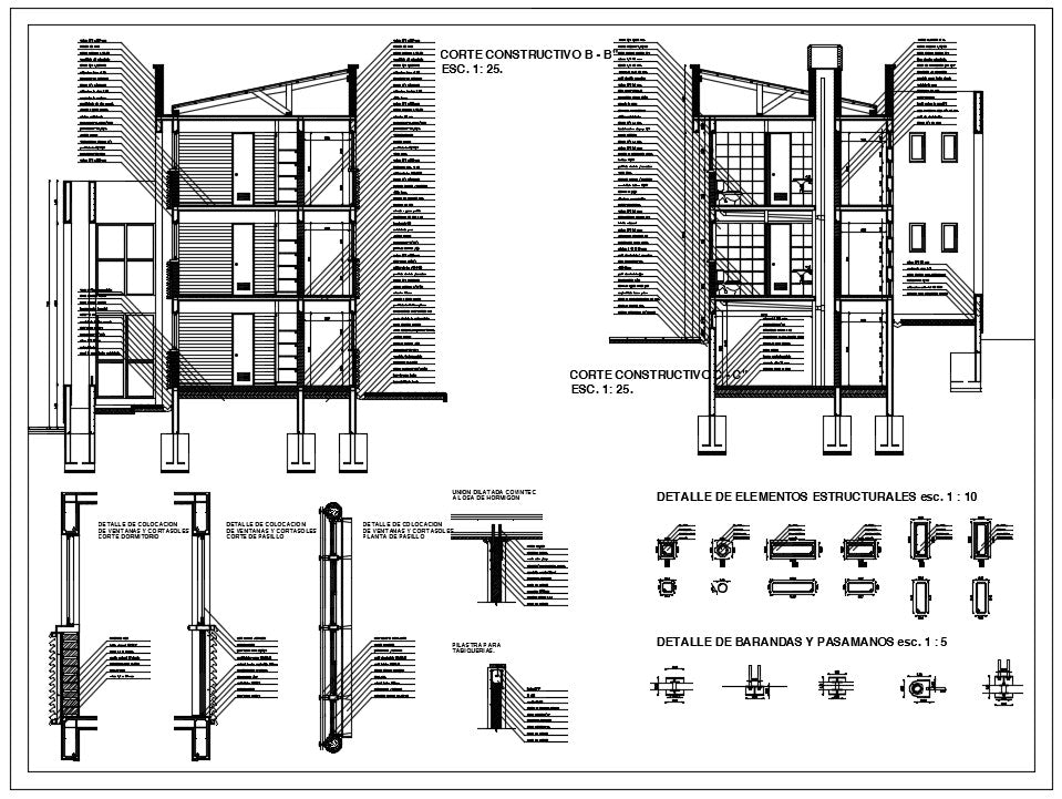 Fabrications detail autocad dwg files