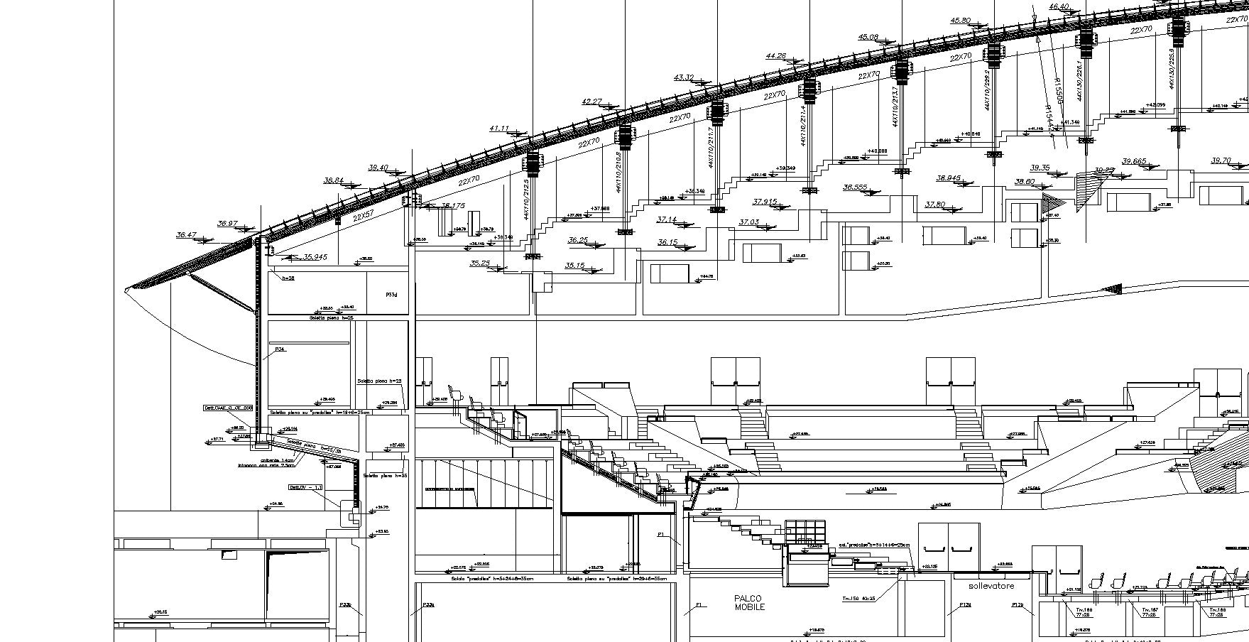 auditorium section perspective