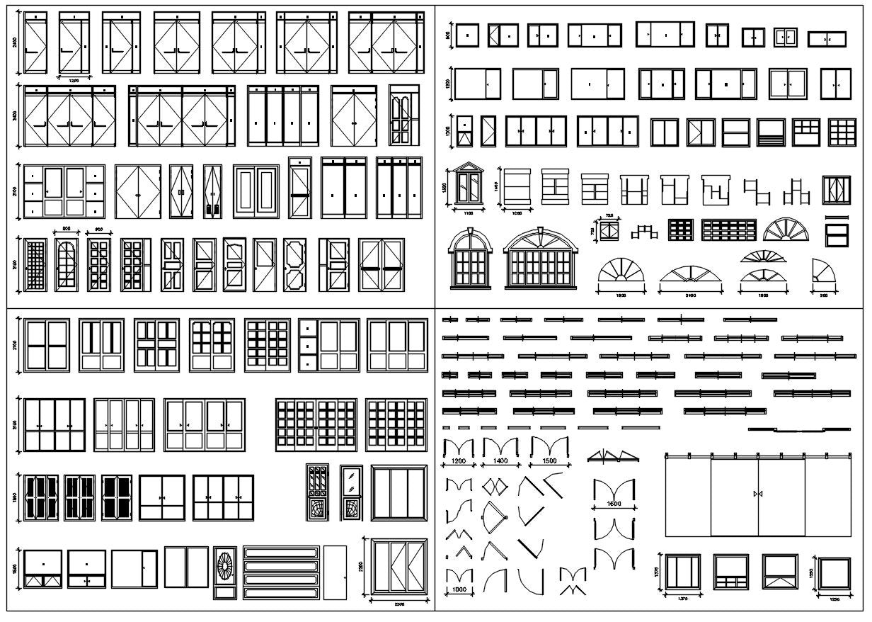 Windows Blocks – CAD Design | Free CAD Blocks,Drawings,Details