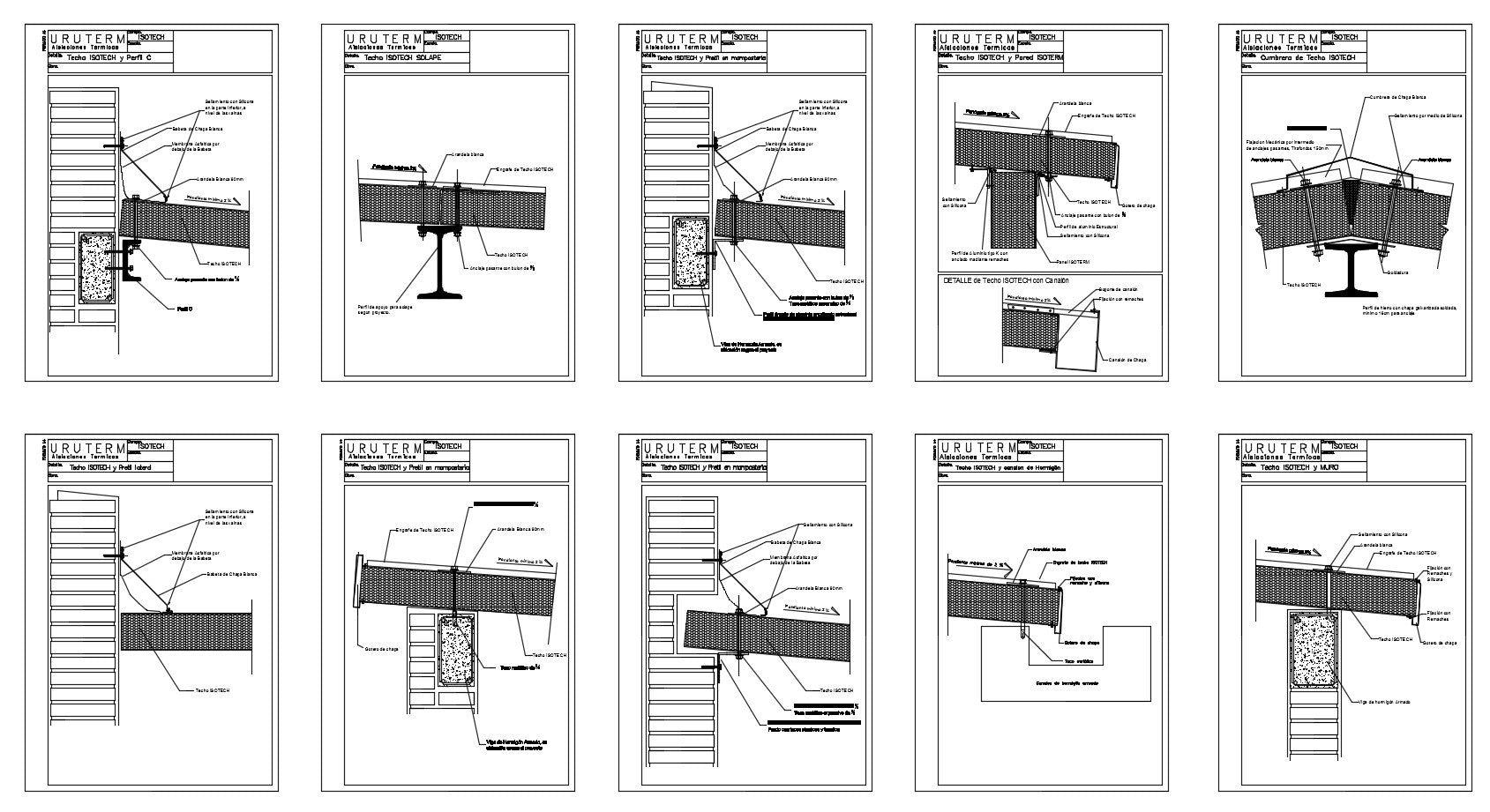 Exteriors Panels details dwg files