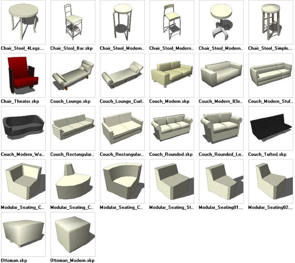 sketchup models downloads