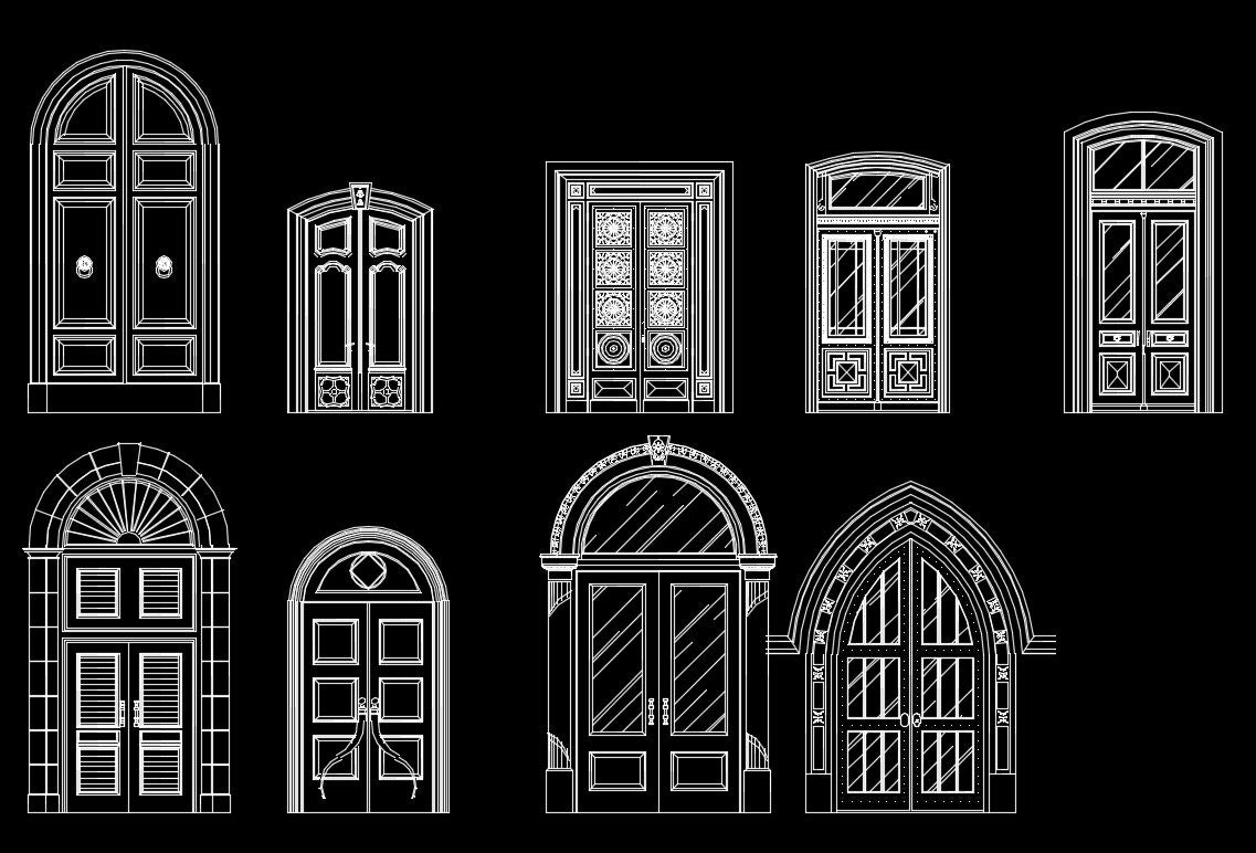 70 Types of Best door design ideas  CAD Design Free CAD 