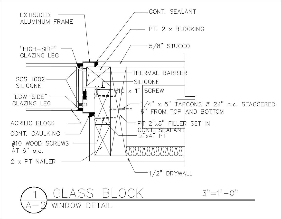 Free Cad Details Glass Block Detail Cad Design Free Cad