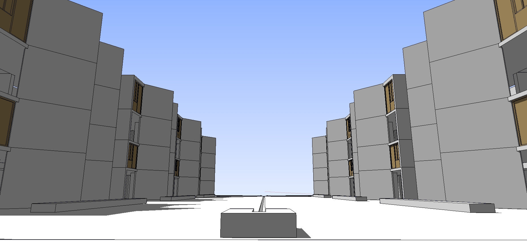 Salk institute - louis kahn in AutoCAD, CAD (209.84 KB)