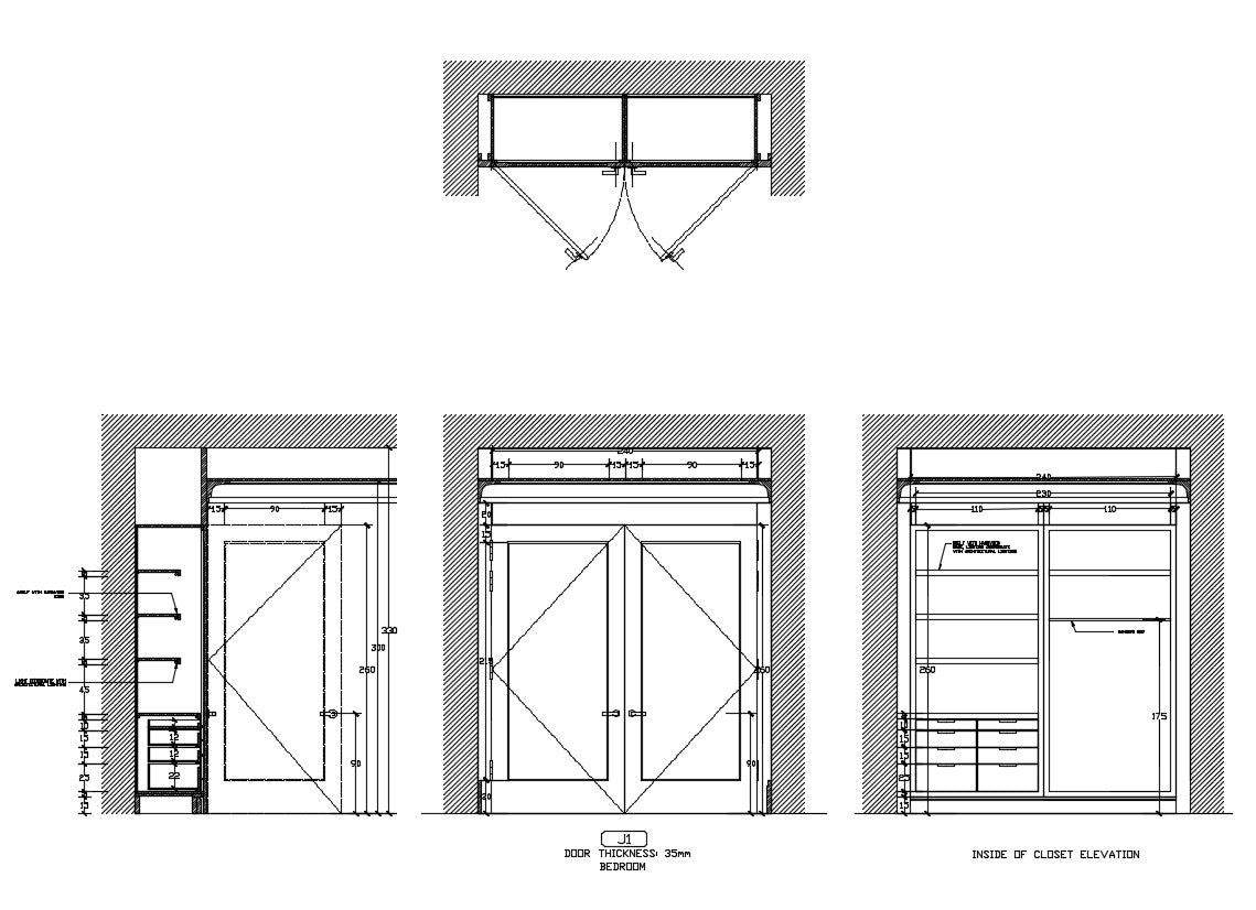 Door structure details